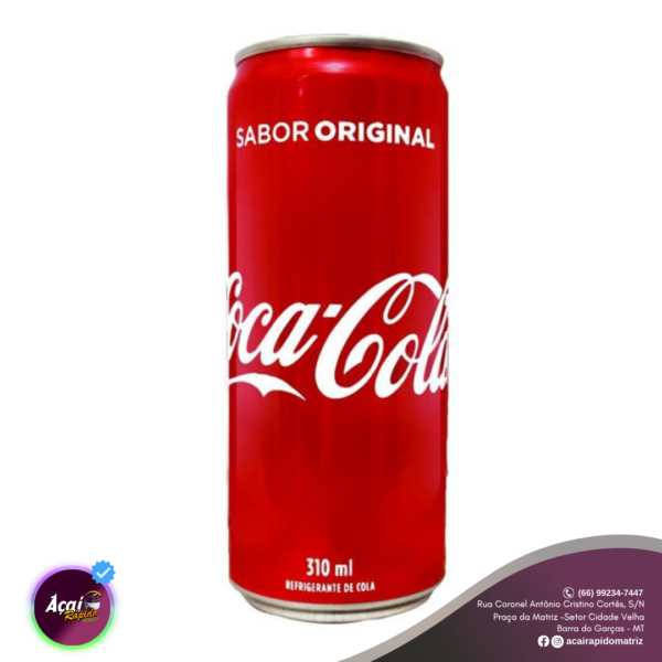 Refrigerante Coca-Cola Lata 310 ml